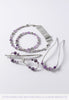 Kecia Flexi Flip with coordinating amethyst gemstone swerve and hairband.