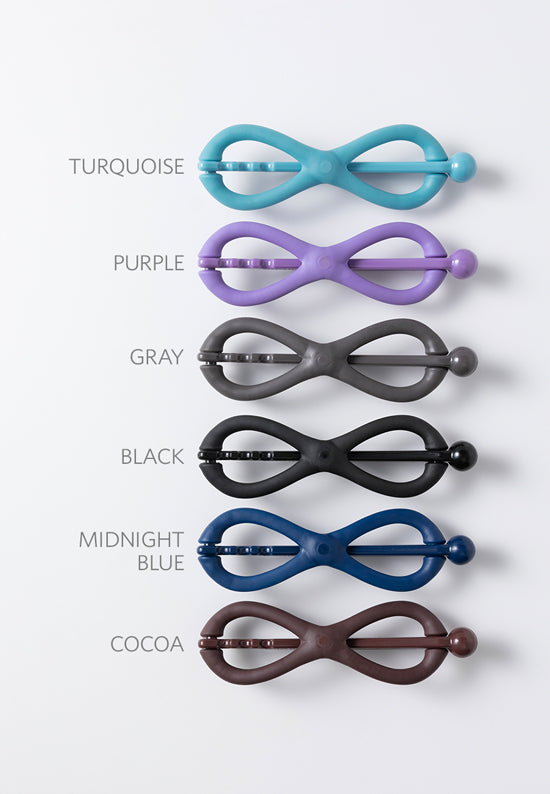 Flexi sport hair clip used in various activities.