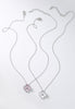 Dogwood necklace features a warm and sumptuous bloom with in pearly white or precious pink.