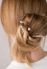 Faux Pearl cluster Bobby in silvertone