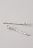 Faux Pearl cluster Bobby in silvertone.