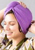 Soft, woven 100% cotton gauze hair towel