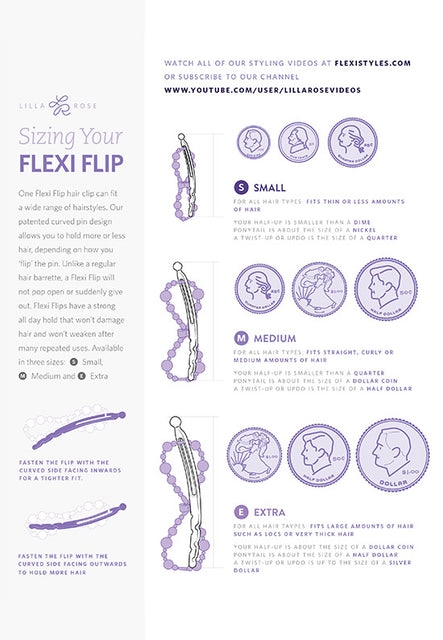 Flexi Flip Sizing Chart