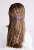 Extra Small Purple Flexi Sport used for a half-up hairstyle.