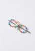 Flexi hair clip with toucan and fun, bright colors and beads.