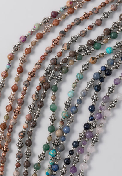 Various gemstone hair band.