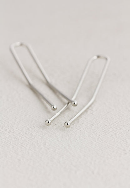 Classic plain polished Lilla Rose U-Pins in silvertone